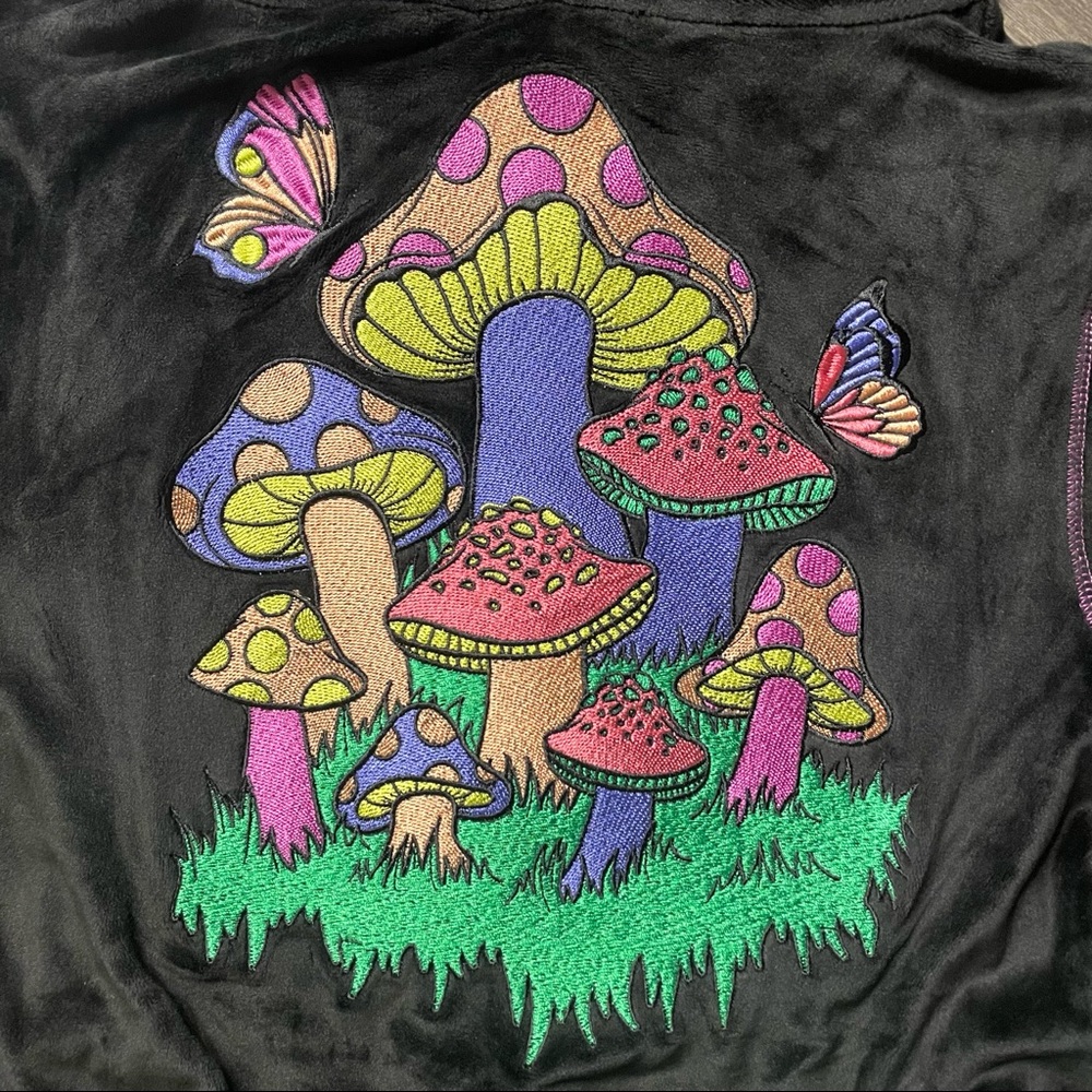 Current Mood:
Mind Trip Velour Zip-Up Hoodie - Picture 4 of 7